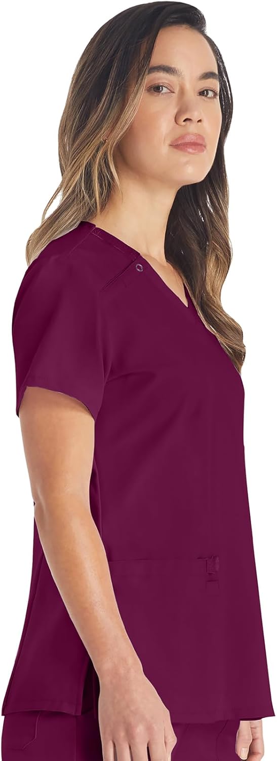 Dickies Women's Scrub Top V-Neck Top with 2 Pockets, Moisture Wicking and 360° Stretch Fabric - DK615 - Image 6