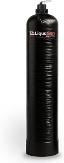 LiquaGen Manual Backwash Fluoride Removal Filter System – Whole House Bone Char Carbon Filtration with Fluoride Reduction Design, Durable Construction, Long Media Life (4-6 Bathrooms)