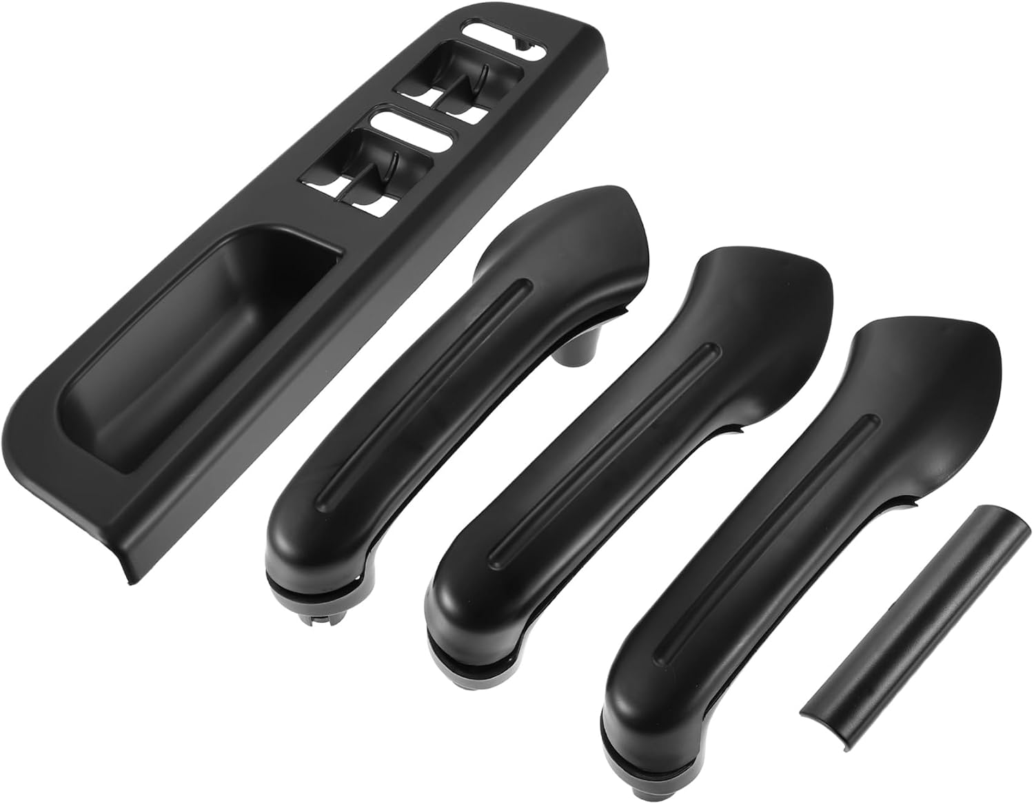 1 Set Interior Left Right Window Switch Panel Bezel Door Handle Trim Set for VW Jetta MK4 1999-2004 1J0867171A 1J4867179A 1J0867172A Black Automotive Parts