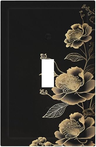 Miniatura 42 de Placa de pared de doble palanca de 2 cuadrillas con diamantes brillantes con diamantes, bonito ojo fucsia, placa frontal decorativa para dormitorio