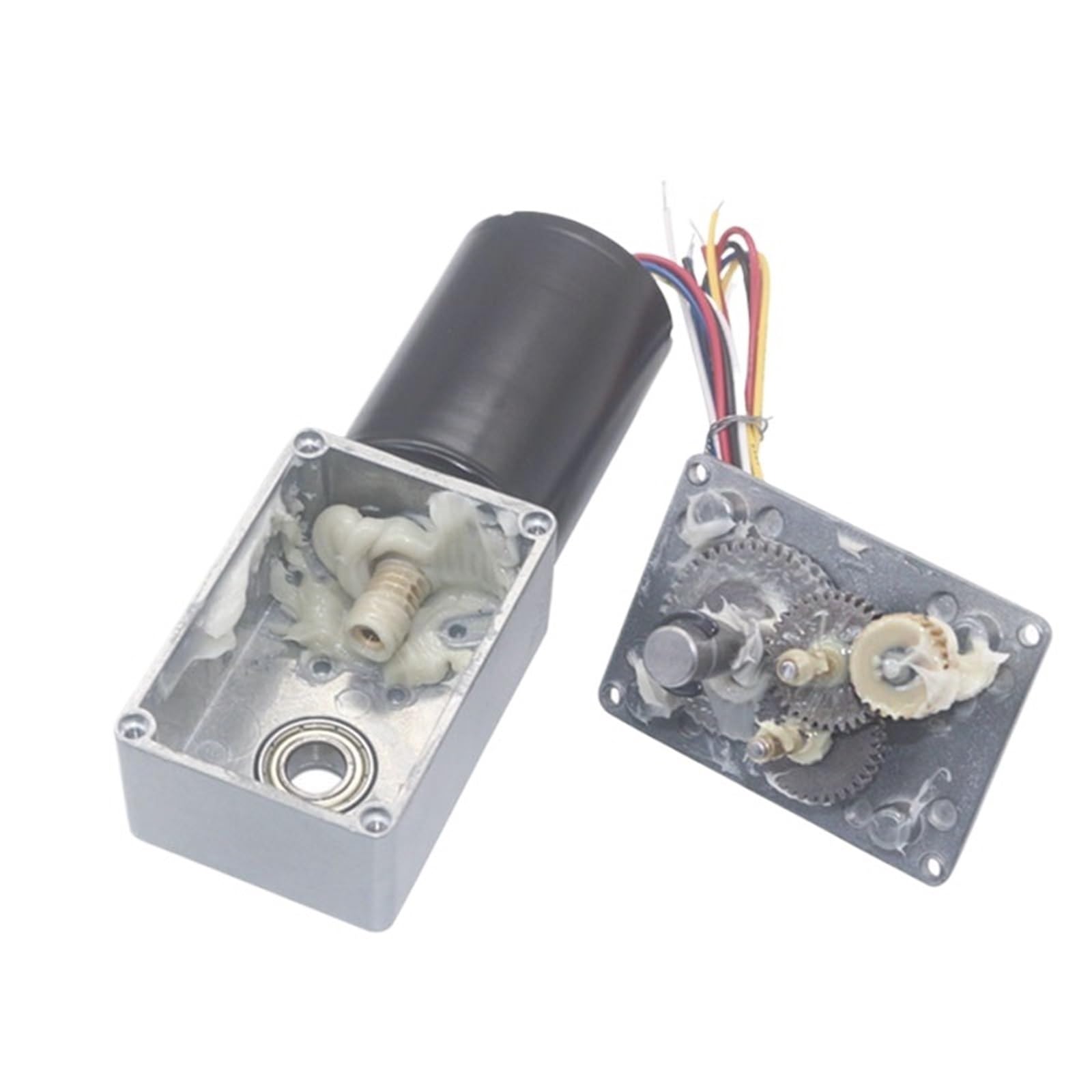 1 pz 5840-3650 con freno di emergenza segnale di arresto feedback High Touque CW CCW riduzione della velocità regolabile senza fine motore DC (con freno (6 fili), 8rpm, 24 V)