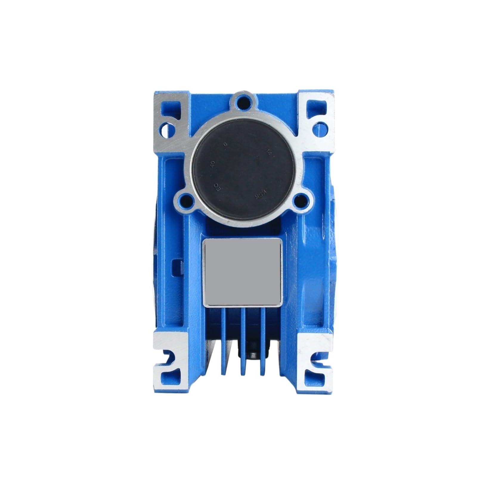 Riduttore NMRV040 quadrato a vite per motore Nema24 Nema34 | Scatola riduttore con alloggiamento in alluminio e rapporti da 5:1 a 100:1 per motore passo-passo(Ratio 100-1,For Nema 24)