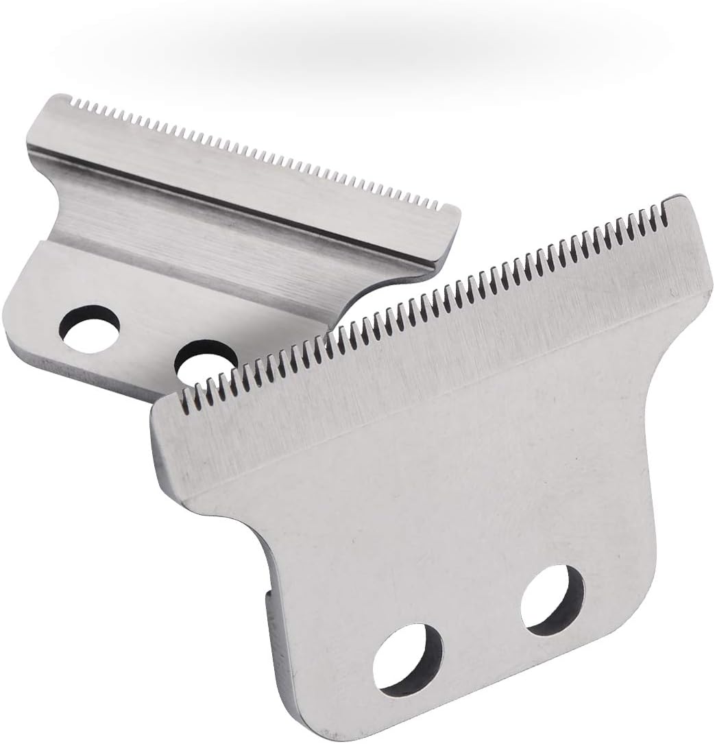 Cosyonall Professional T-Shaped Hair Clipper/Trimmer Standard Replacement Blade Set #2215-Compatible with Sterling Stylist and Sterling 5–Includes screws & cam follower (Silver)