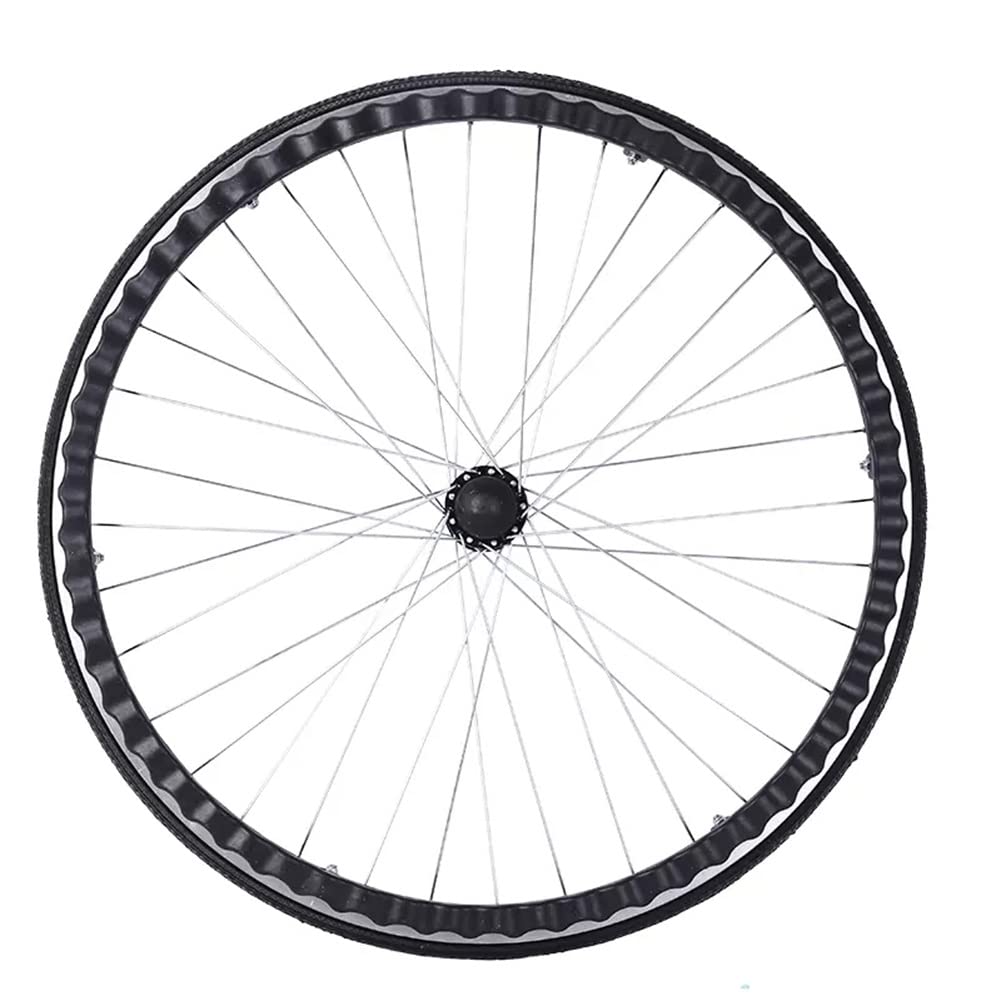 Akcesoria 61.0 cm tylne koło, antypoślizgowe solidne koło ze stopu aluminium, dla osób starszych, niepełnosprawnych instrukcja/czarny/24 cale