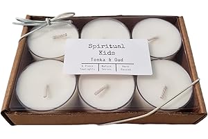 Tonka & Oud 6ct Soy Tealights Hand Poured with Natural Soy Wax...