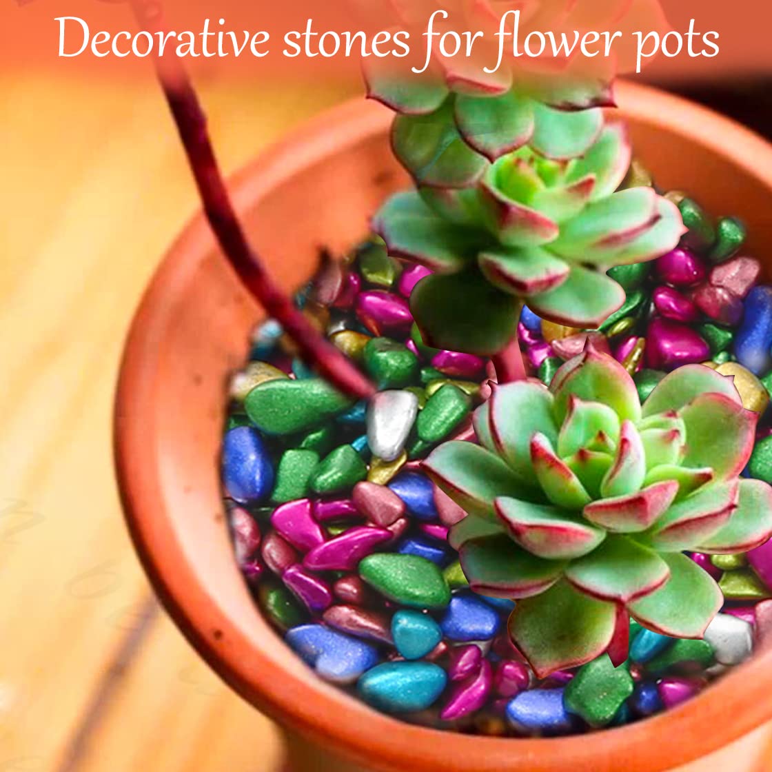 Pietre Decorative Vetro 4-6mm - Ghiaia Colorata Per Acquari, Vasi, Giardino E Piante Grasse - Foto 8