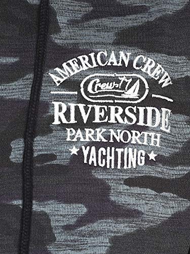 Image of AMERICAN CREW Men's Poly Cotton Hooded Hoodie
