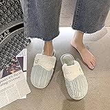 Suela: esta zapatilla está diseñada con una suela antideslizante engrosada, que no es fácil de deformar, duradera para un uso prolongado y hace que sus pasos sean más estables con una textura antideslizante en la parte inferior.