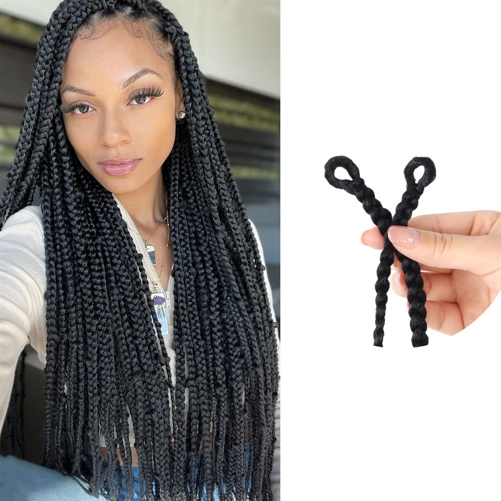 Buy BIG LOOP Knotless Box Braids Crochet Hair 30 Inch 7 Packs Prelooped