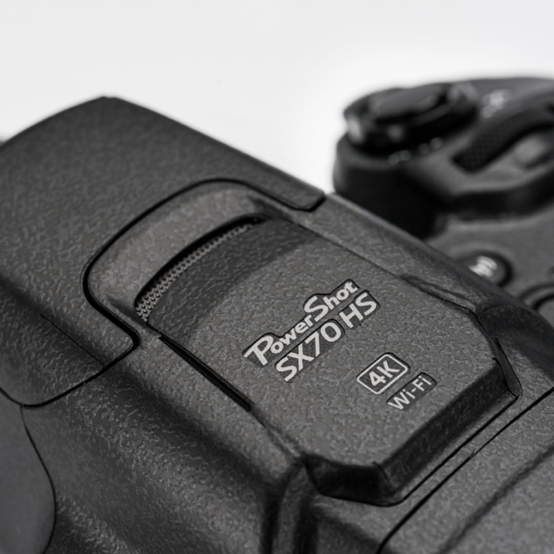 SX70HS odporna na zarysowania osłona aparatu naklejka skórka do Canon PowerShot SX 70 HS folia ochronna na aparat naklejki skórne (matowa czerń)