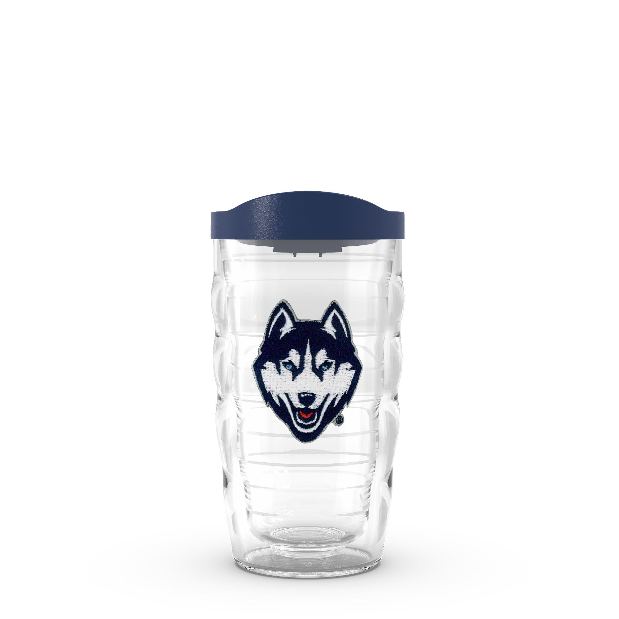 Tervis UConn Huskies Thermobecher mit primärem Logo, hergestellt in den USA, doppelwandig, isoliert, hält Getränke kalt und heiß, 284 ml, gewellt, klassisch