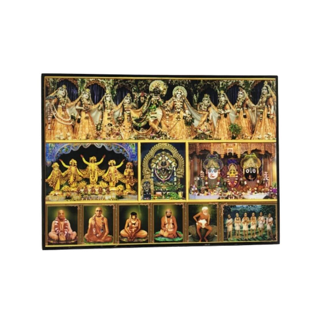 Krishna Handicrafts ISKCON All in One Framed Painting 7 X 5 Inch, Home Decorative (Pack of 1) multicolor (B094B6N7VP) Amazon Price History, Amazon Price Tracker