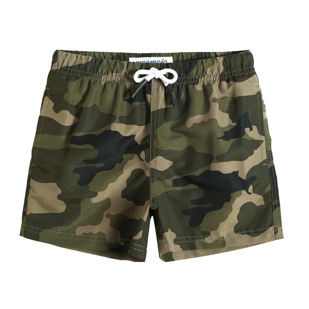 MaaMgic Bañador Niño Ropa de Baño para Niño Secado rápido Interior de Malla Short de Natación Estampado — view 18