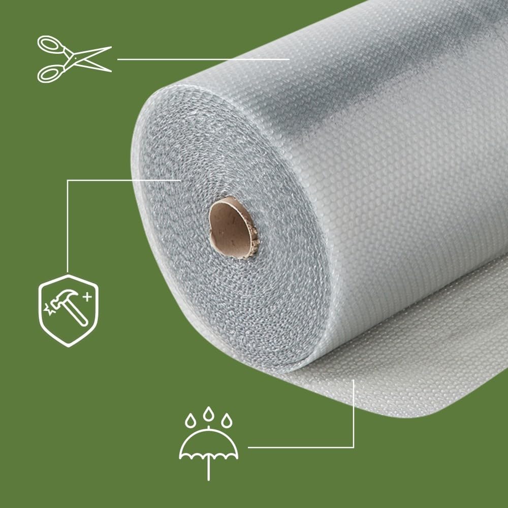 Pack And Move - Film à Bulle Recyclé - 1 X 50 M - Déménagement, Expédition Et Protection - Papier Bulle De Qualité