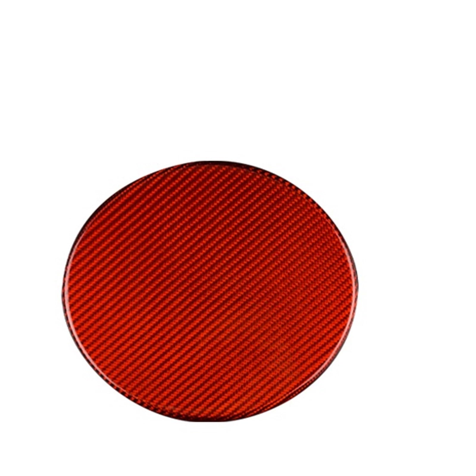 Car Trim Interior for Subaru for BRZ 2013-2020 Hard Carbon Fiber Accessories Interior Trim Car Central Control Decoration Cover Sticker Interior Mouldings(Red Fuel Tank)