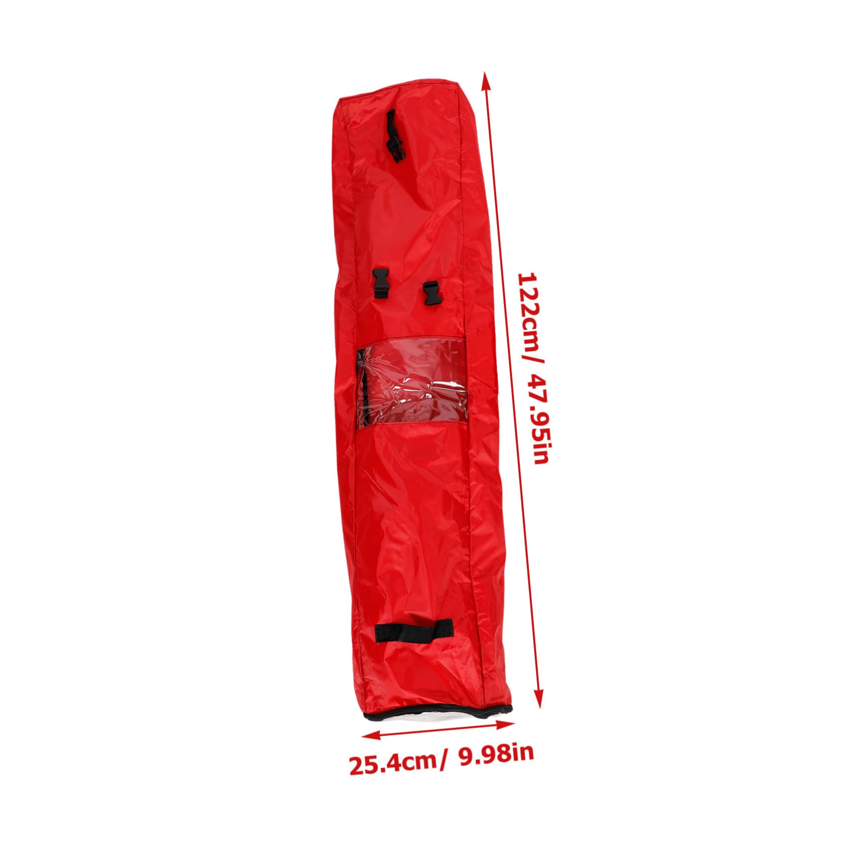 LABRIMP Weihnachtlicher Geschenkpapier Organizer aus Oxford Faltbare Aufbewahrungstasche für Geschenkpapierrollen Praktische und Platzsparende Lösung für Weihnachten mit Verstärktem und