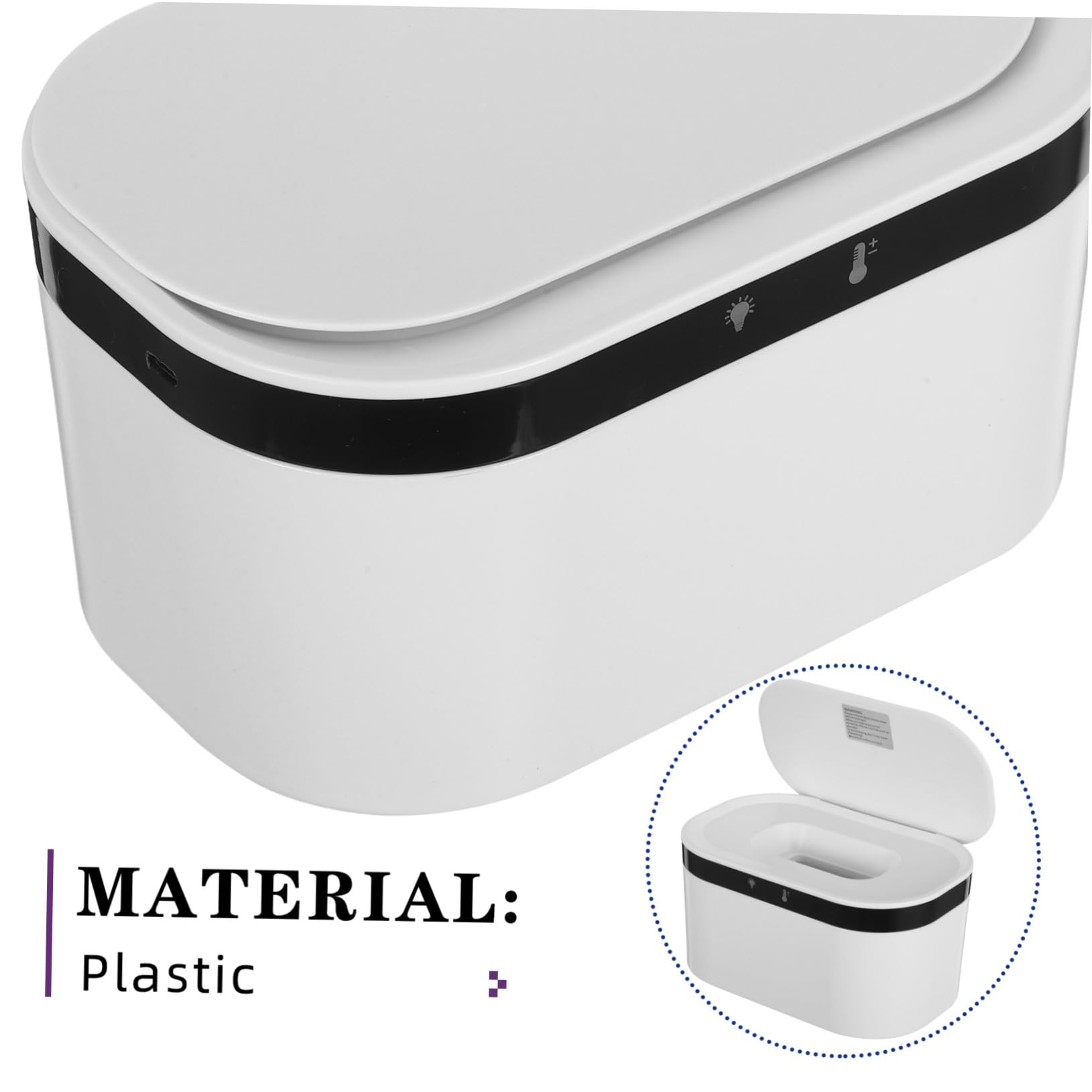 LABRIMP Calentador de Toallitas para Compacto con Calentamiento Rápido y Protección Anti-quemaduras Dispensador de Toallitas de Temperatura Constante para Guardería y Viaje