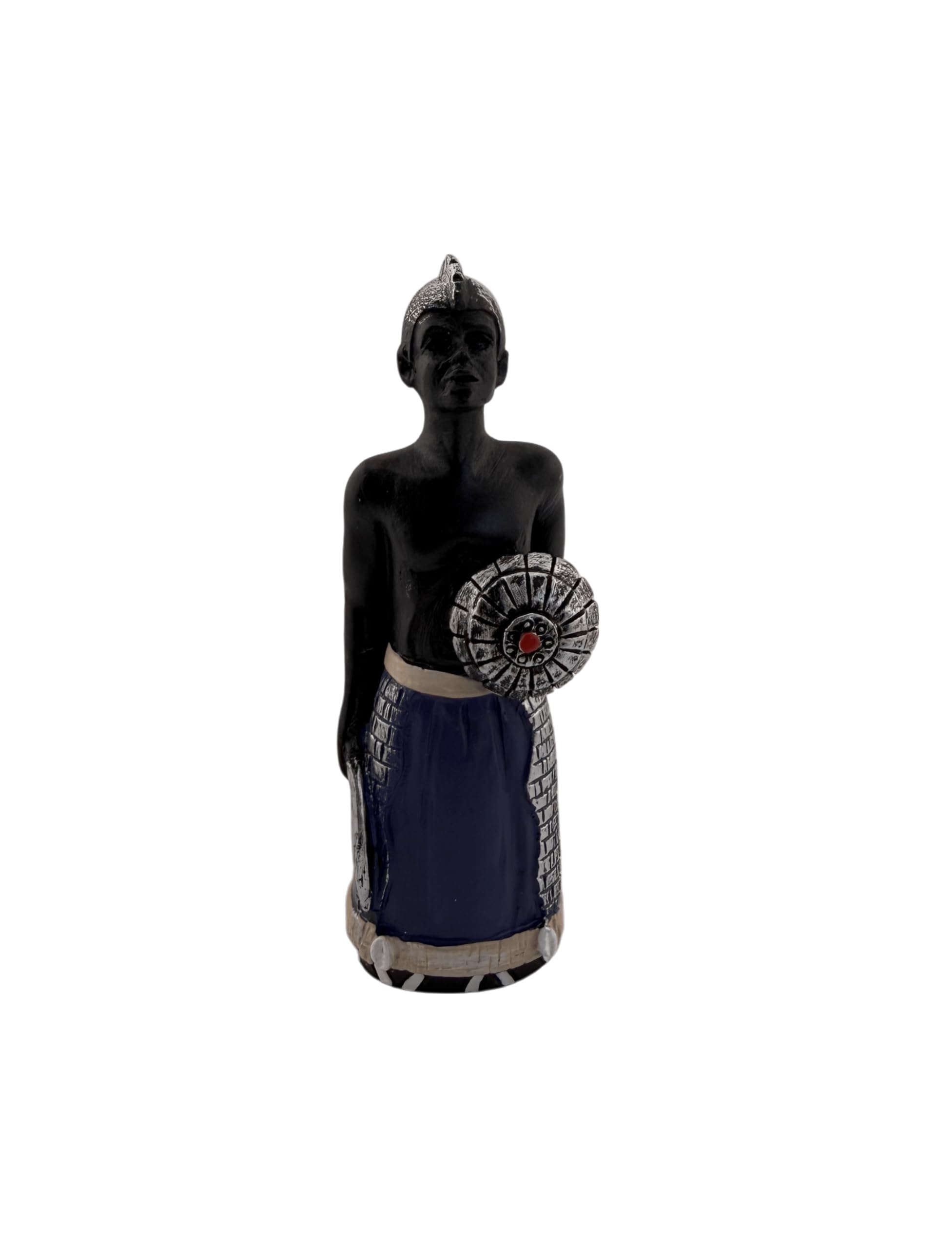 Hostenatura Ogum Figure Orisha 11 Cm | Spiritual Statue Of Strength, Protection And Paths | Sancería Religious Figure | Detailed Resin