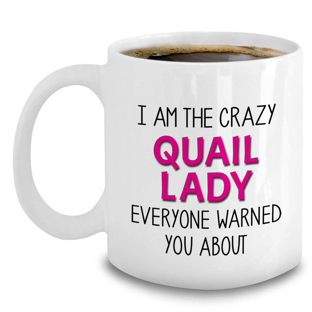 NA Quail Coffee Mug - Quail Bird Gifts For Women 11 oz Ceramic Cup