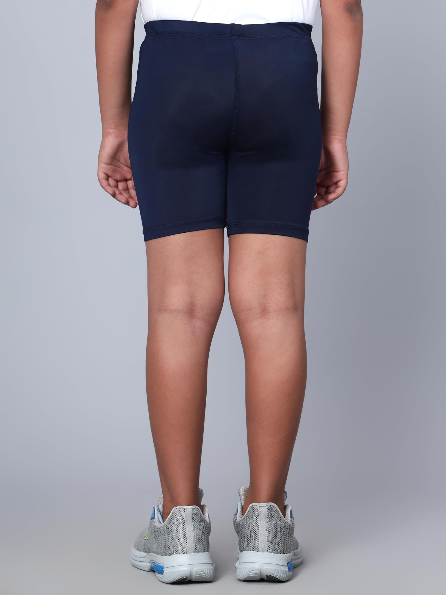 Vector X OKS-224 Kids Compression Half Bottom Shorts (34, Navy) - Image 2 thumbnail