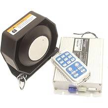 AS-9005 12V 200W Slim Siren Horn Kit Wireless Remote Control PA System Fits for Car Truck SUV UTV ATV Off Road Vehicle