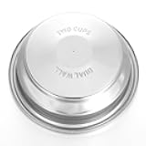 Oruola 58mm Portafilter Basket, Double Layer Stainless Steel Coffee Filter, Double Cups 58mm Basket Pressurized Porous Filter for Coffee Machine Replacement Accessories, 2 Cups Capacity