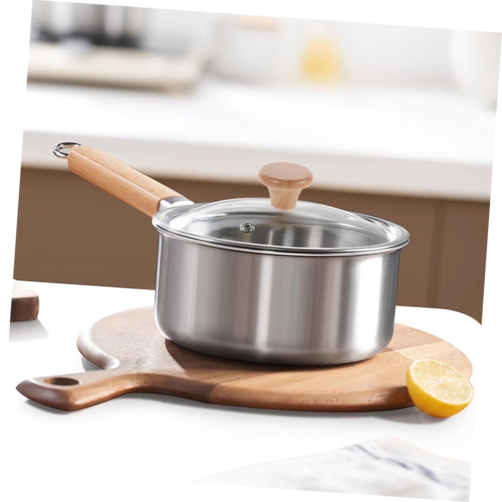 Pomello In Legno Per Coperchio Pentola - Maniglia Sostitutiva Per Pentole E Coperchi | Design Ergonomico - Foto 2