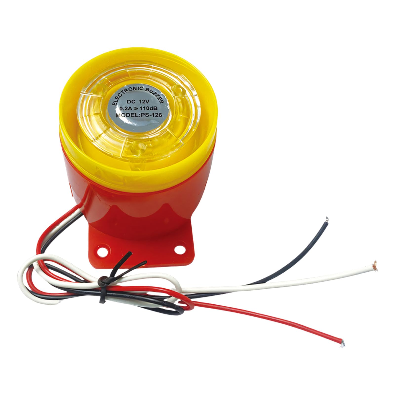 Kaeltsyn 12V Extra Loud 110Db Piezo Alarm Buzzer / 24V Piezo Electric Buzzer For Construction Sites Warehouse & Security Systems Factory Warehouse Alarm
