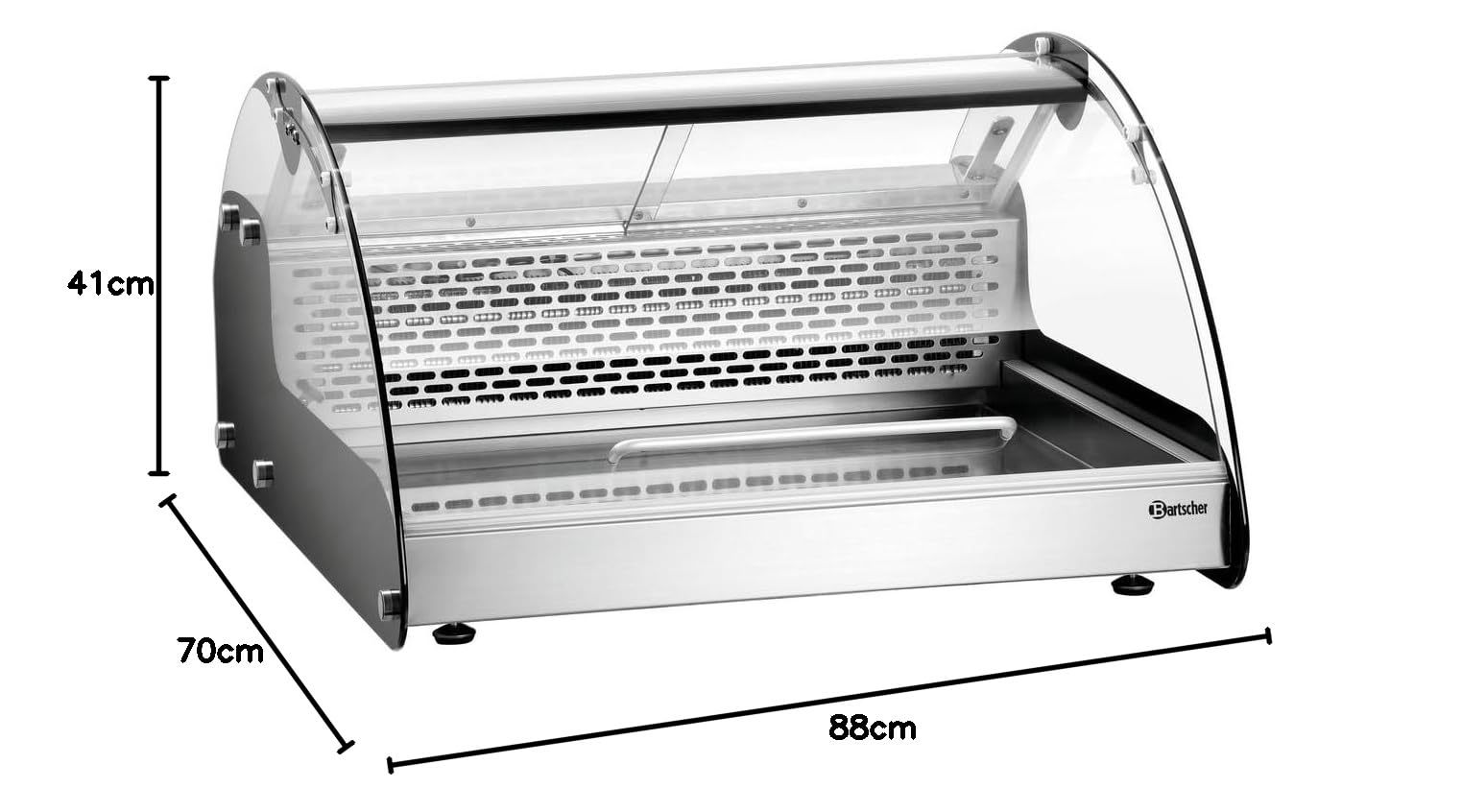 Vetrina refrigerata da Posare 105 Litri - Bartscher