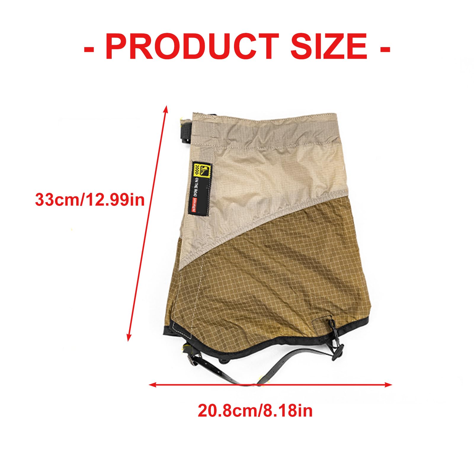 Équipement de camping, guêtres de neige imperméables et durables en nylon pour cyclisme, randonnée, ski