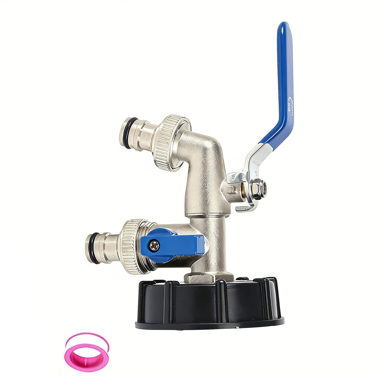 Outlet Double Control Water Tap Zincs Alloy Bidet Faucets Two Open Washing Machine Faucet Bathroom Accessories Bathroom Accessories