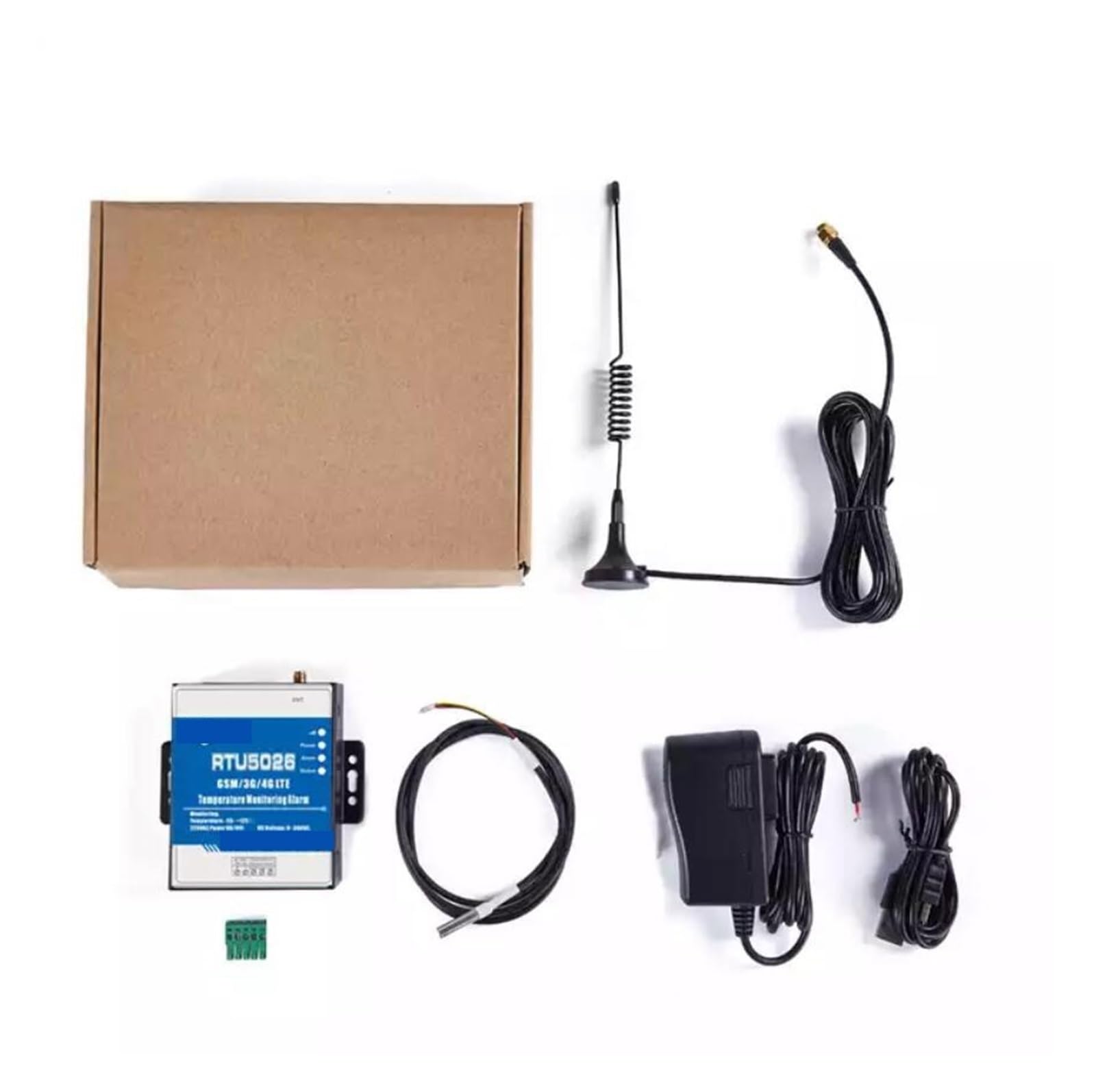 Kit Cancello Scorrevole, Gateway allarme monitoraggio temperatura GSM 3G 4G LTE SMS Modbus RTU(Kit3 3G)