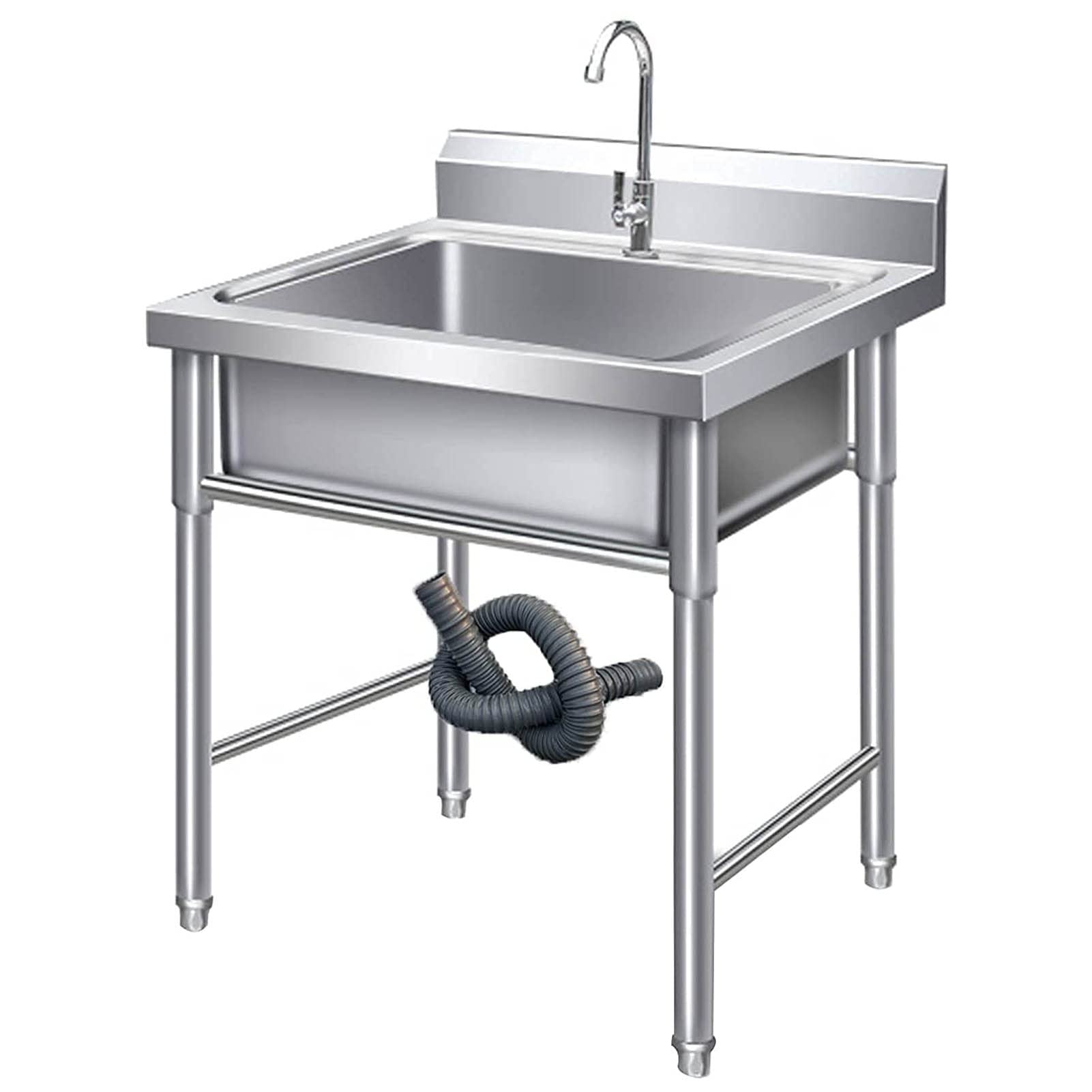 Buy WANGFENG Commercial Kitchen Sink with Stand, Free Standing