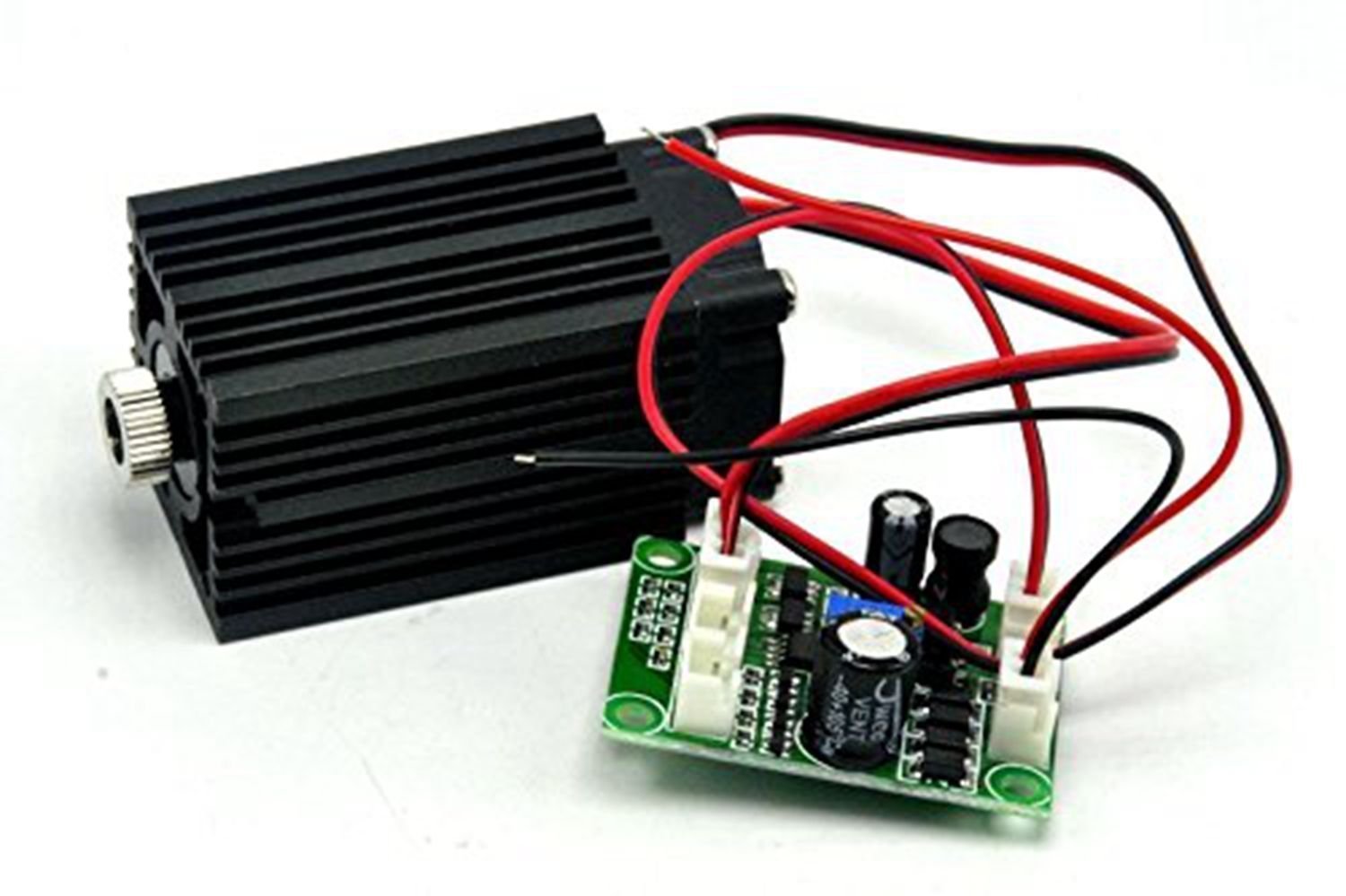 12V Industrie/Labor Laser 450nm 1000mW 1W blaues Diodenlaser-Punkt-Modul mit TTL & Adapter & Langzeitarbeit