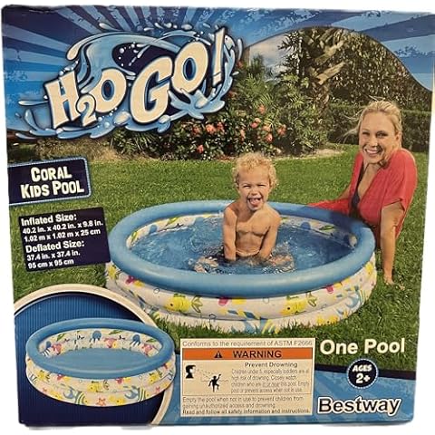 H2OGO Coral Kids Pool Cover