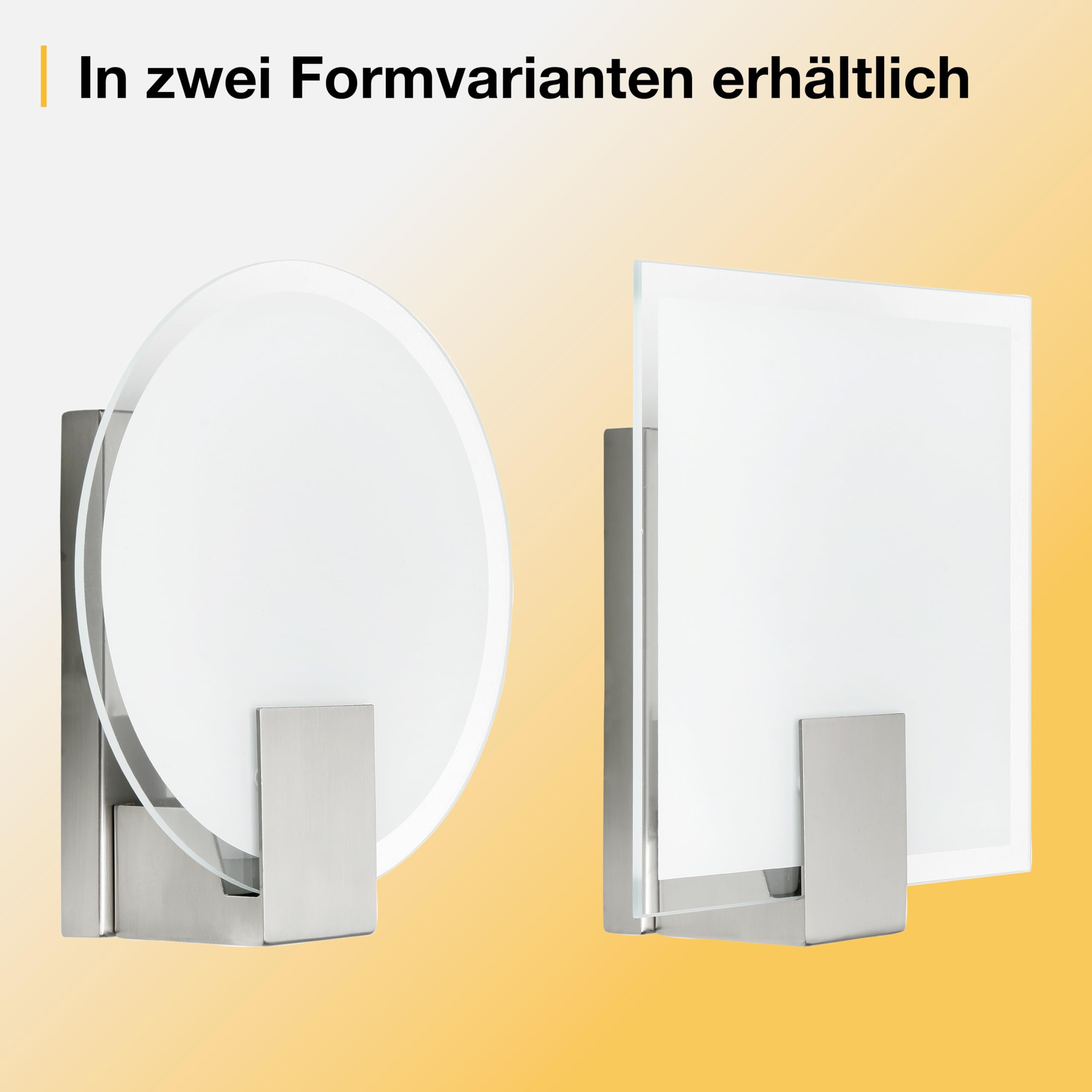 Brilliant Sonian lampa ścienna, 1-żarówkowa, E14, 1 x 40 W, metal/szkło, żelazo/biały 90324/13