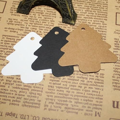 Miniatura 2 de GALPADA 100 unids DIY Kraft Etiqueta en blanco Papel Kraft Etiquetas de regalo Etiquetas de regalo Etiquetas de regalo Festival Etiqueta de embalaje