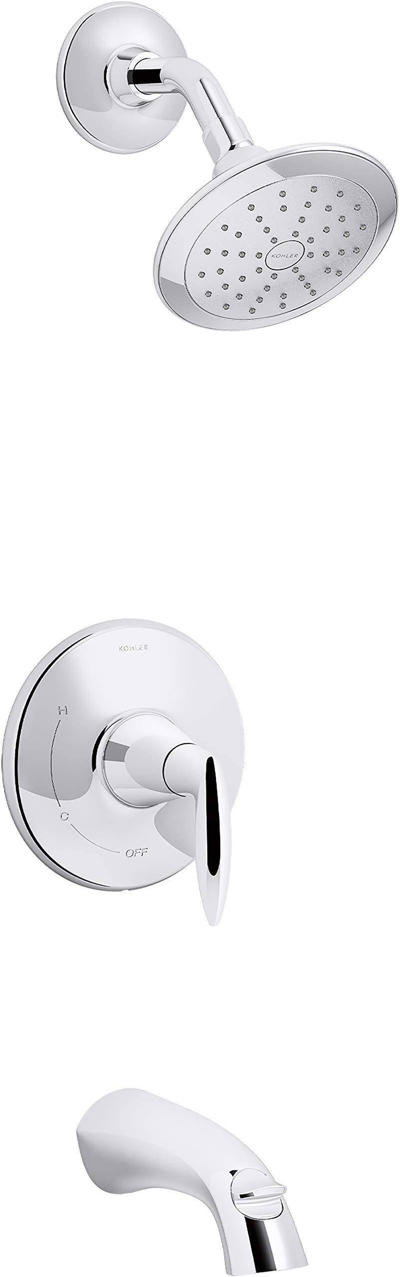 Kohler K-TS45104-4G-CP Alteo Tub Shower Trim, Polished Chrome