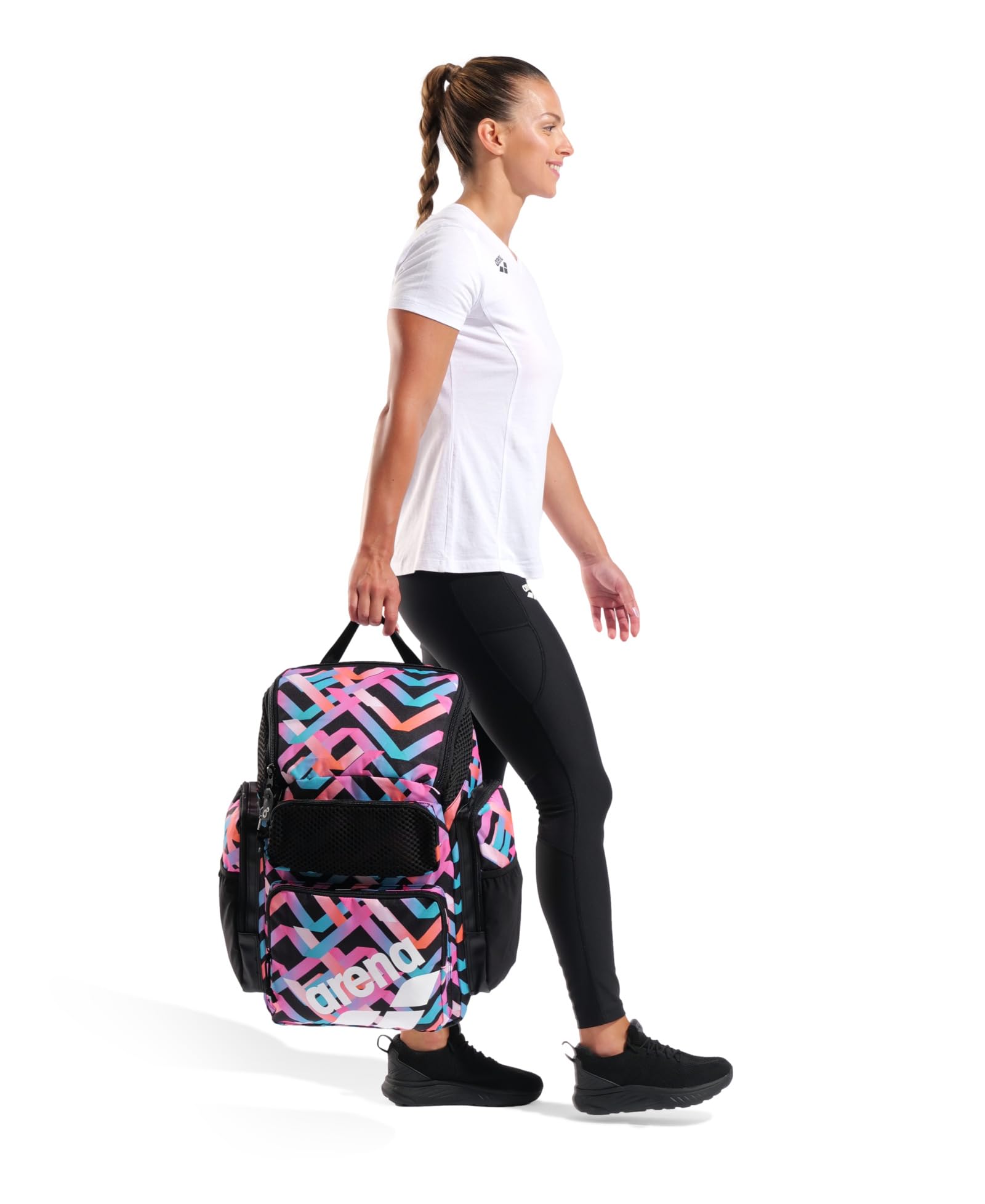 Arena One Go Rucksack, 45 Liter, Schwimmer, Sportler, Tagesrucksack, große Ausrüstung, Schwimmtasche