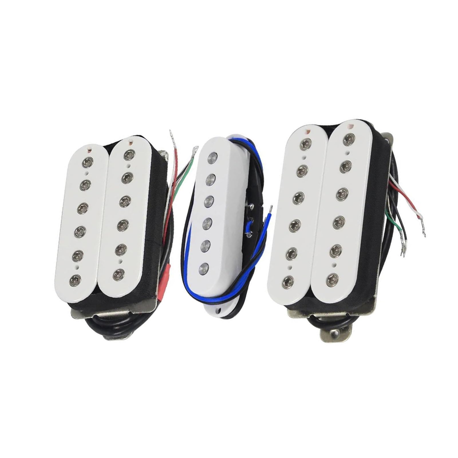 Axe en céramique blanc pour micros guitare électrique double bobine pack de 3