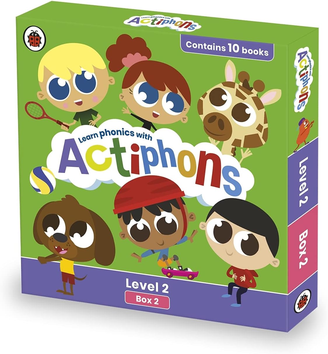 Actiphons Level 2 Box 2: Books 9-18: Learn phonics and get active with Actiphons!