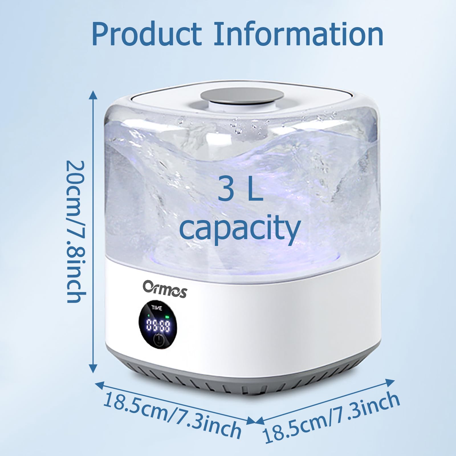 ORMOS - Mini lavadora inalámbrica recargable USB portátil, 3 L para delicados, calcetines y ropa interior, diseño silencioso, compacto para recámara, viajes y espacios pequeños