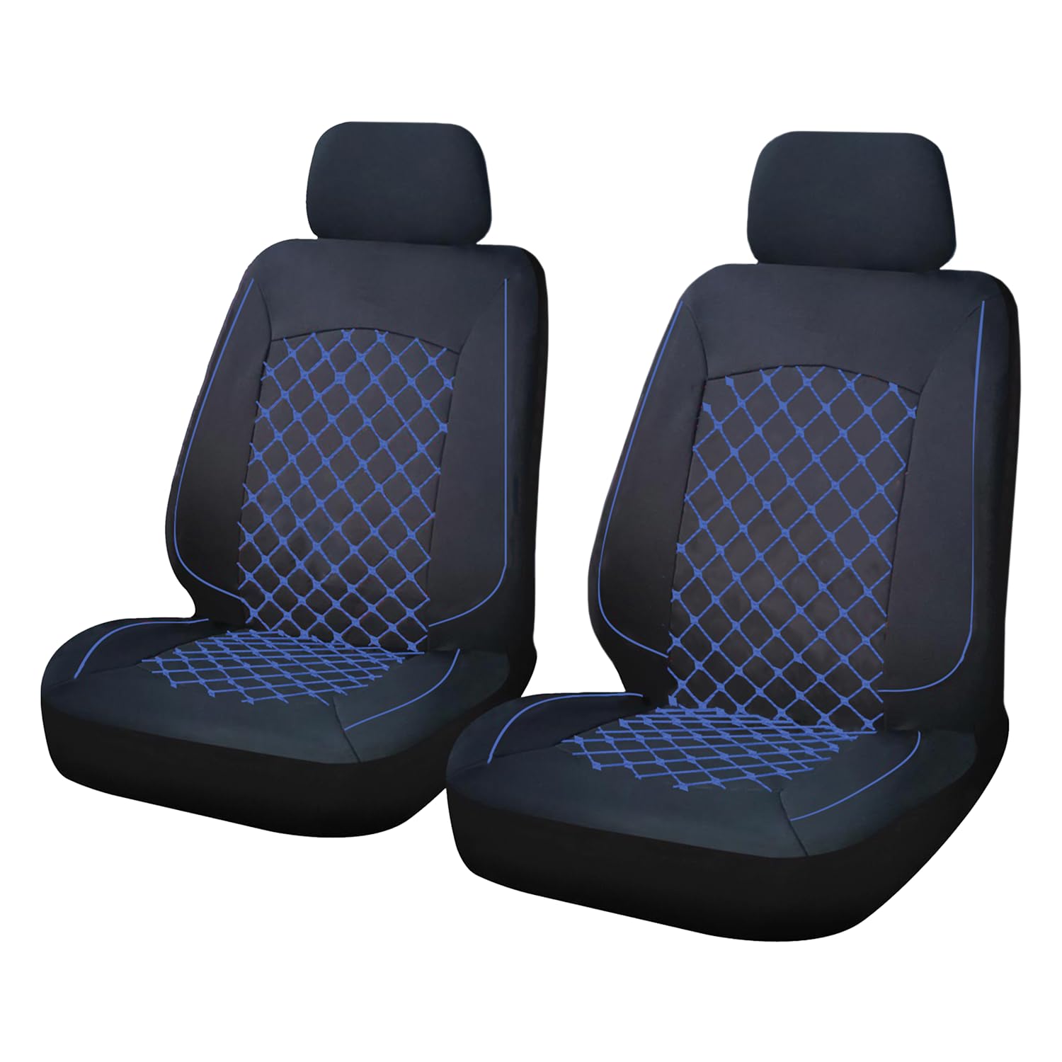 Coprisedili Auto Universali ESituro - Set 2 Posti Anteriori In Poliestere Antisudore Con Fodere - Foto 5