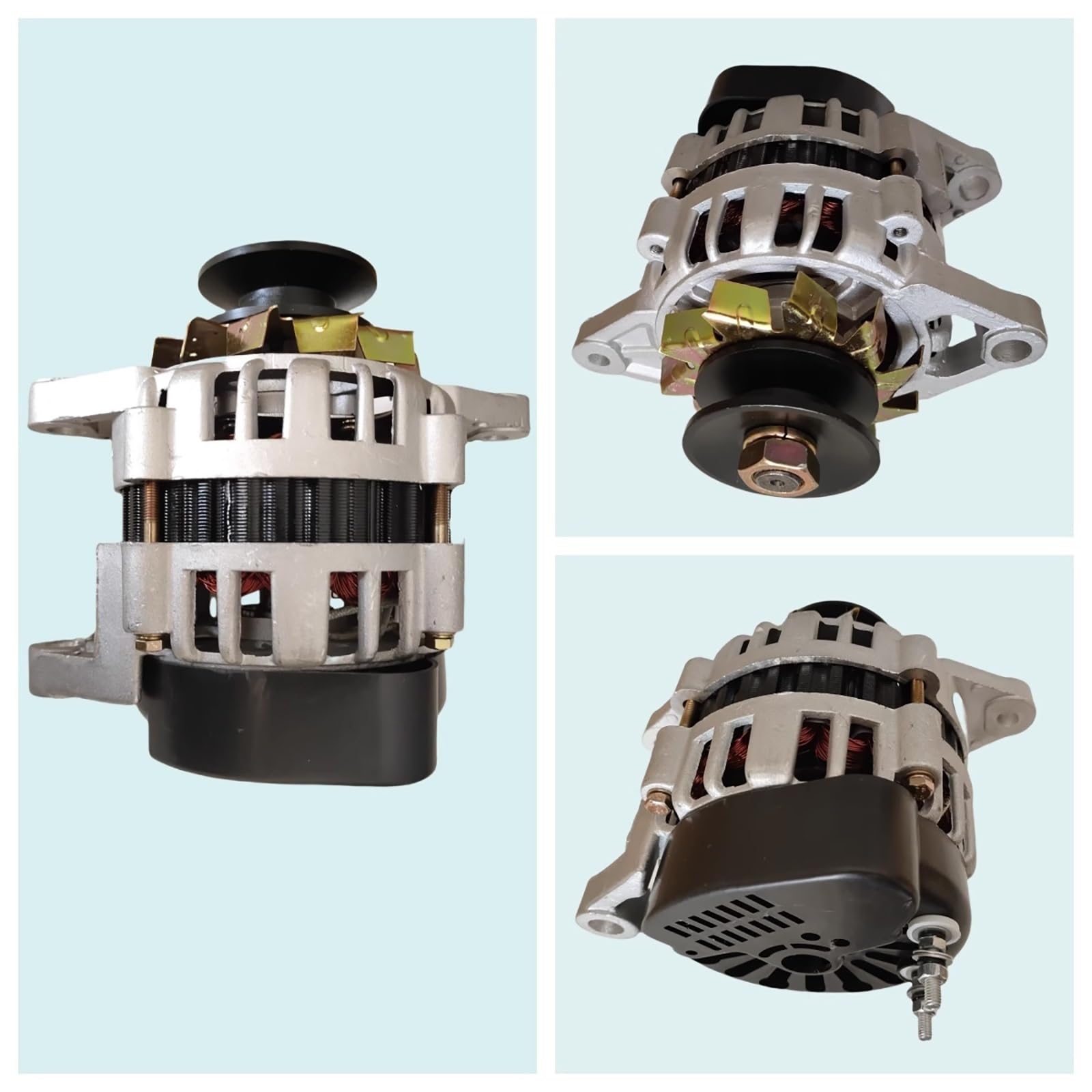Générateur À Aimant Permanent Sans Balais 1500W 110V/220V, Alternateur Basse Vitesse En Cuivre Pur Avec Régulateur De Tension, Compact Pour Maison, Éolien Ou Hydraulique DIY(110V)