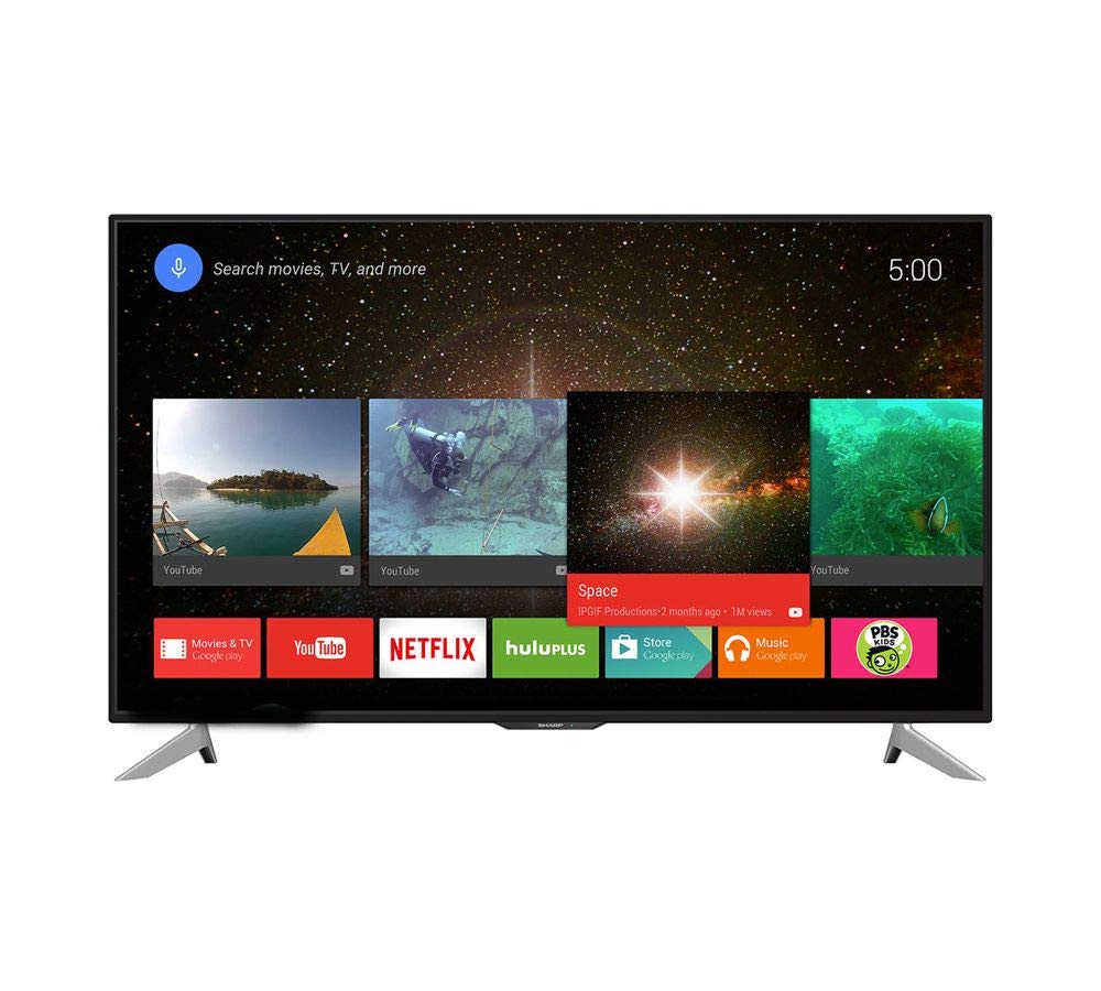 Sharp 50 Inch TV Smart 4K Ultra HD LED Black - LC-50UA6800X : Buy