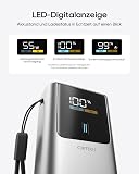 CUKTECH 10 Mini 45W Power Bank Fast Charging,10000mAh(2S1P) Portable Charger USB C In & Out,Small Battery Pack with LED Display Compatible with iPhone16 15 14 13 12 Pro Max Samsung S23, iPad and More - 4