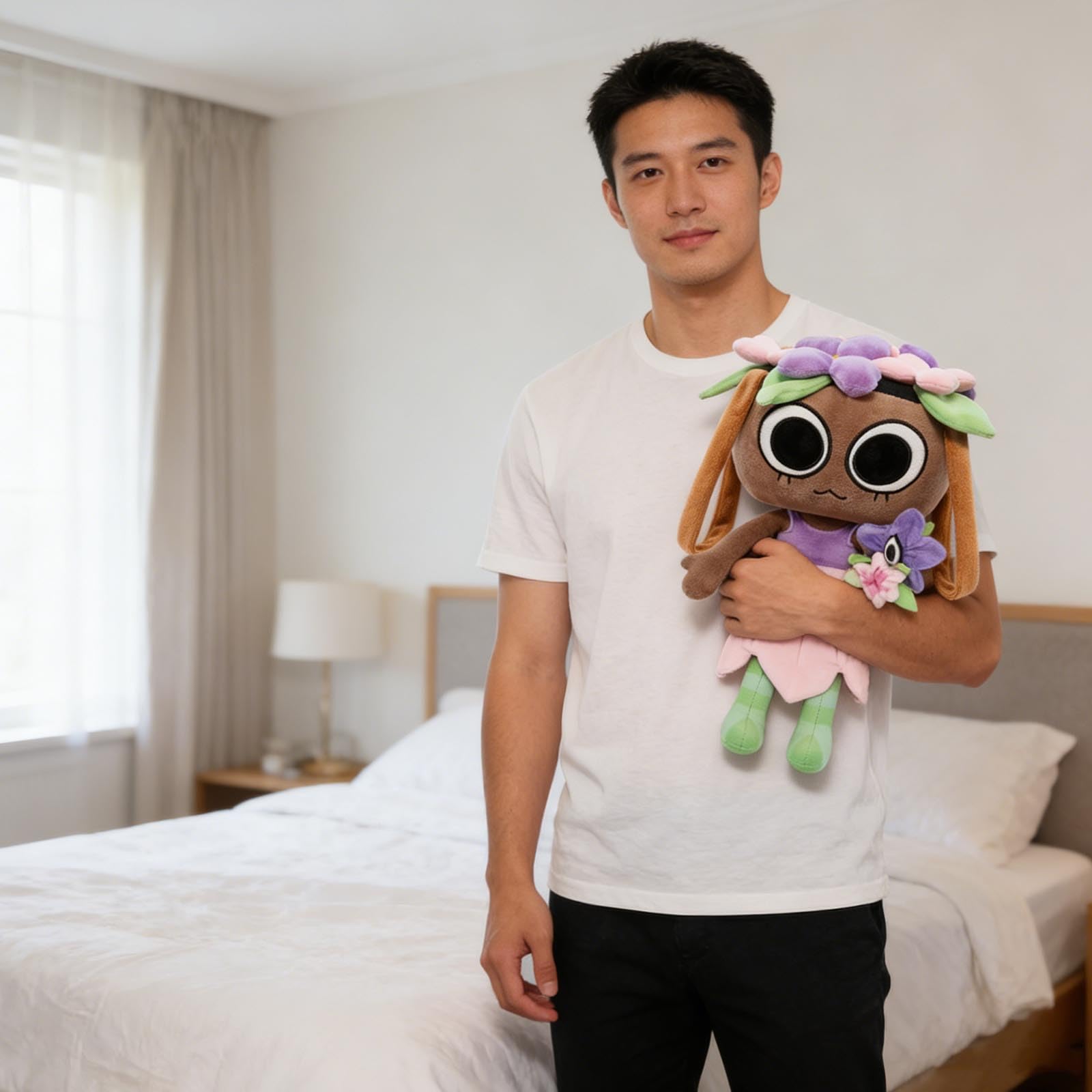 Dandy's World Plush, 10.6 inch Squirm from Dandys World Plushies Toys, Soft Stuffed Figure Doll for Fans, Stuffed Horror Game Figure Toy for Kids Boys Girls and Adult (Cosmo) - 5