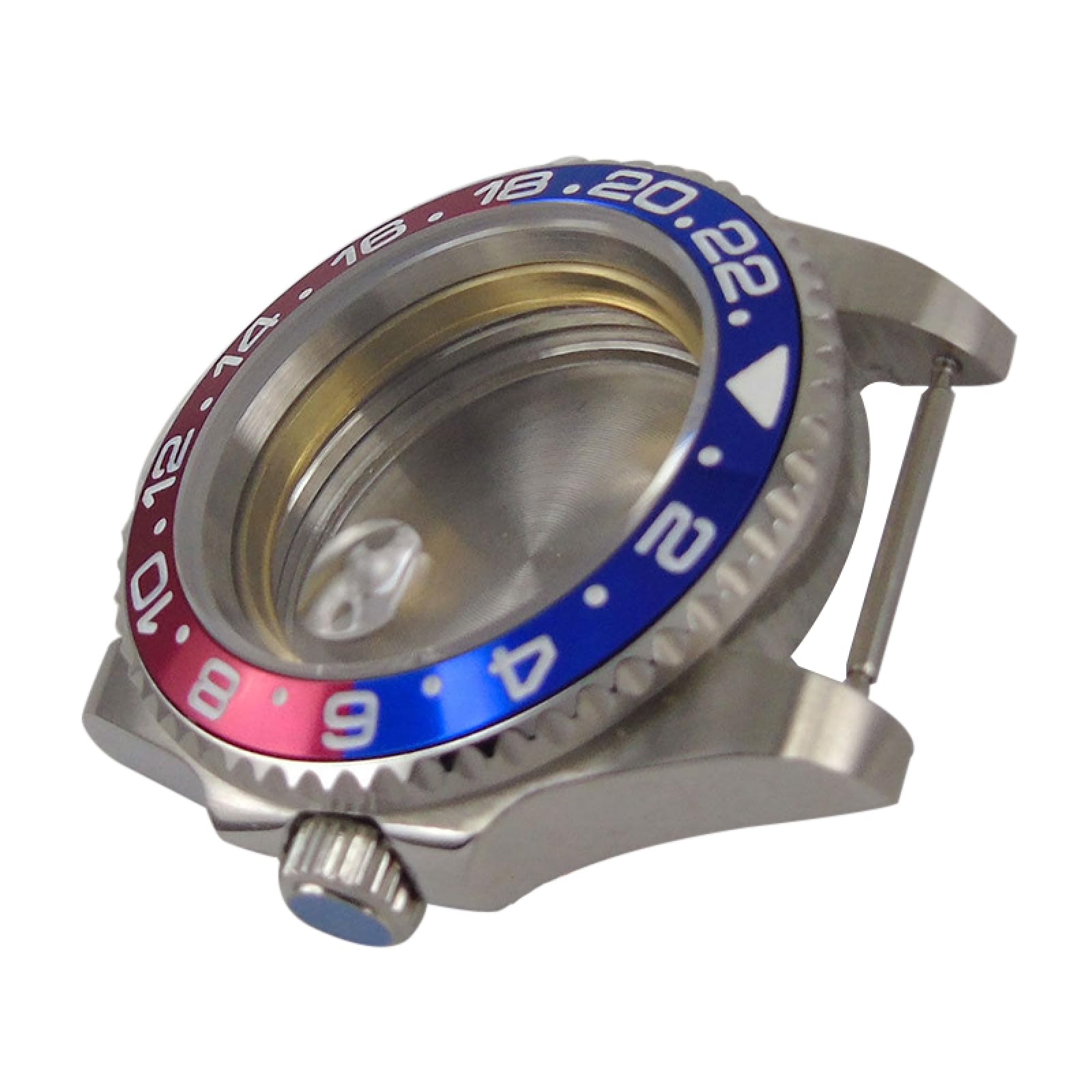 CHICHIYANG Etui na zegarki ze stali nierdzewnej 316L szafirowe szkło etui na zegarek akcesoria do zegarka ETA 2824 2836 mechanizm