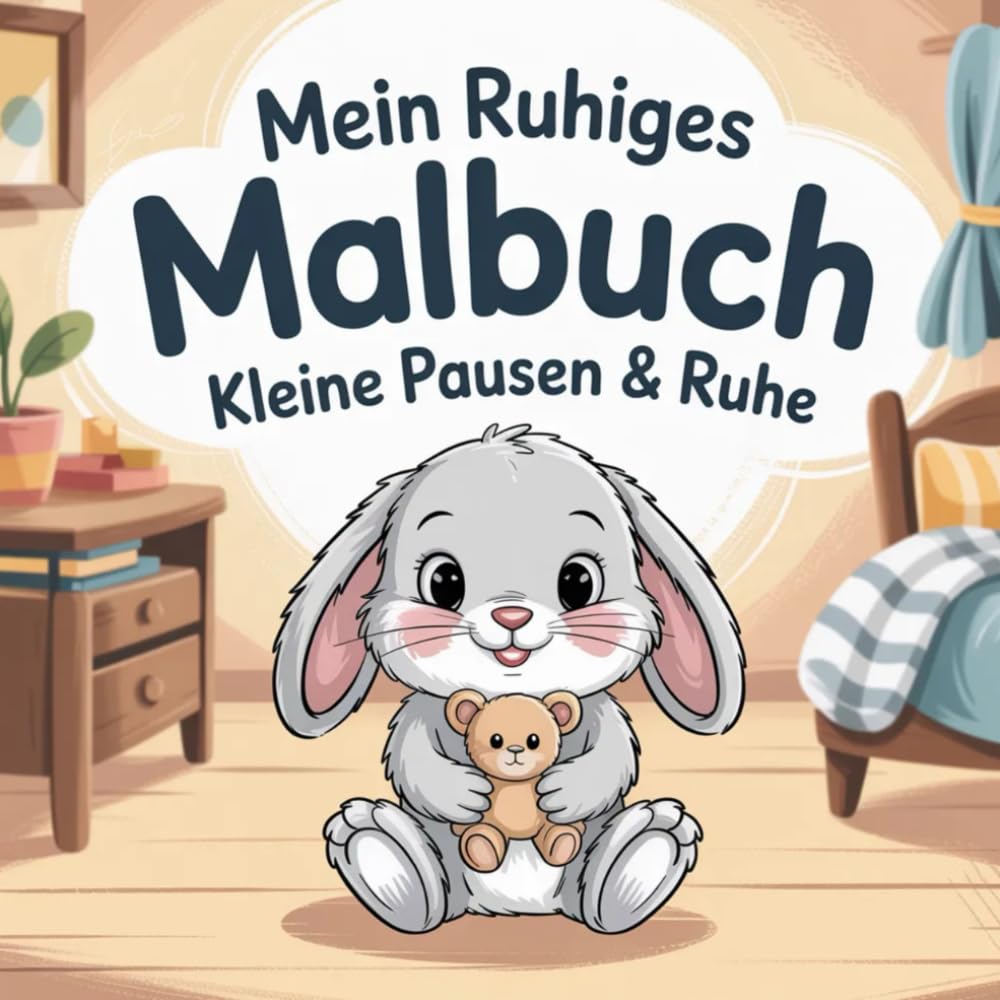 Mein ruhiges Malbuch: Kleine Pausen & Ruhe: Ein liebevolles Ausmalbuch ab 3 Jahren für Entspannung und die Förderung von Konzentration und Feinmotorik