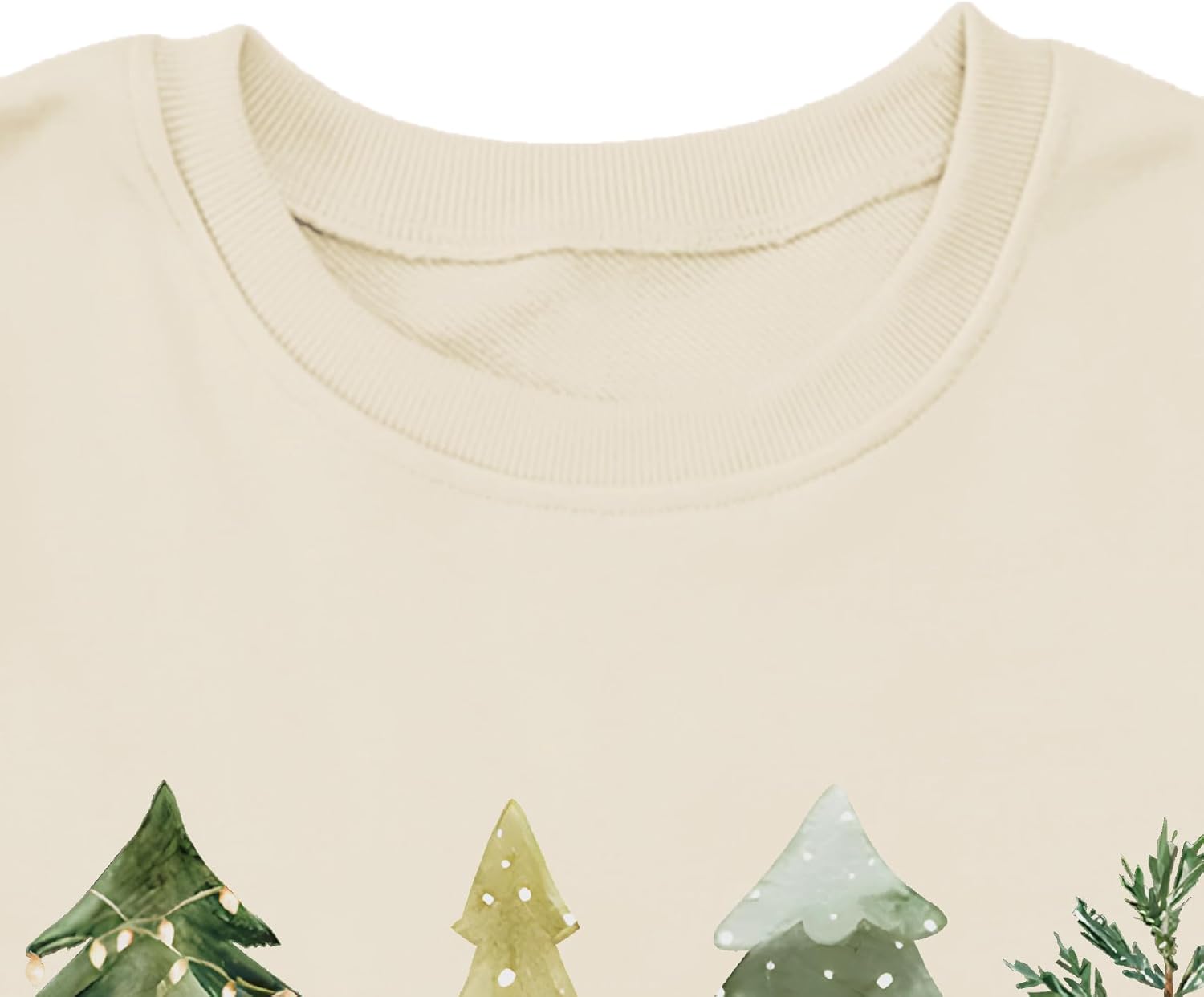 Christmas Sweatshirts Women: Merry and Bright Shirts Christmas Tree Graphic Long Sleeve Shirt Xmas Holiday Pullover Tops - Image 6